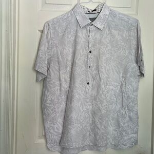 Ted Baker Slim men floral short sleeve shirt. Size 7